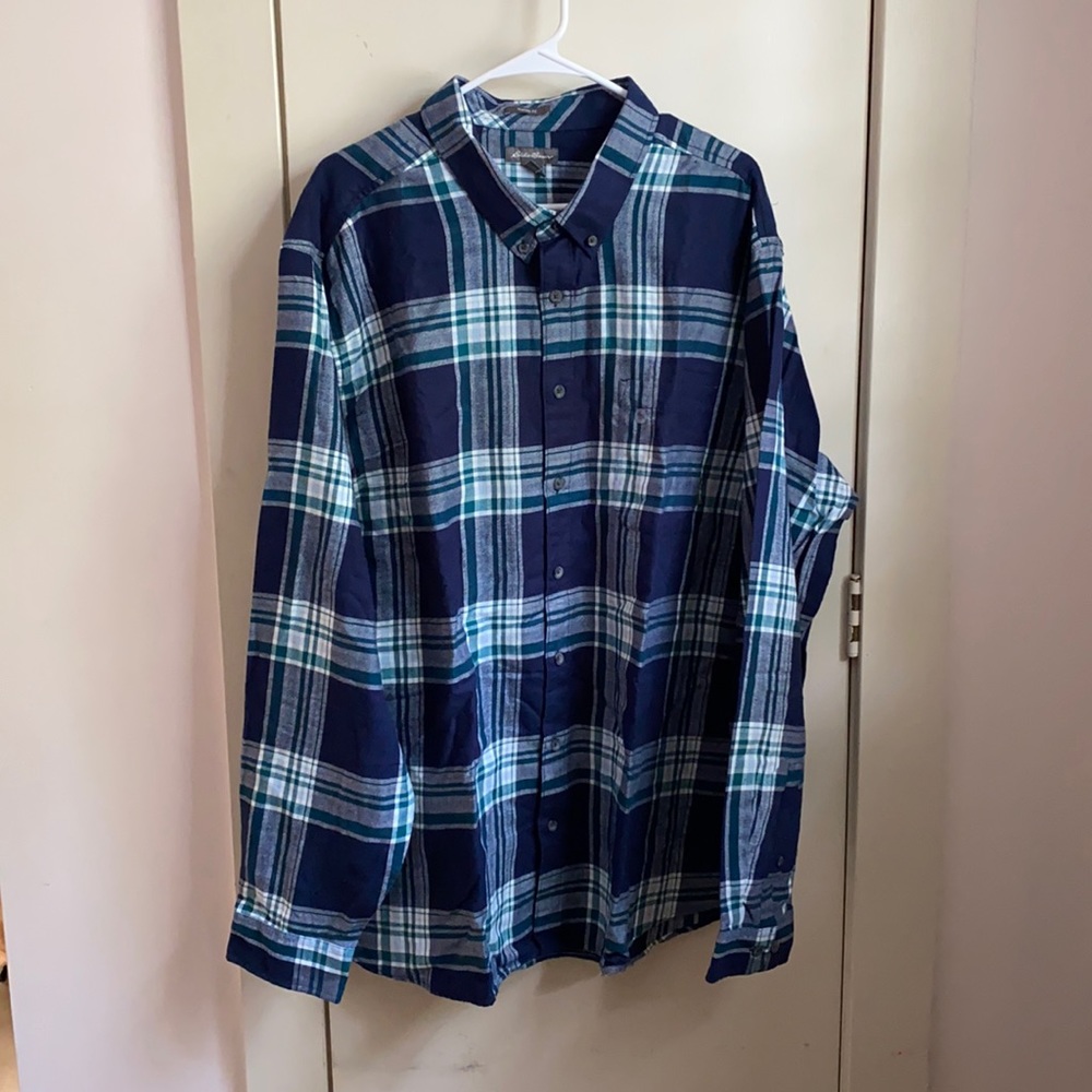 Men’s Eddie Bauer Light Weight Long Sleeve Flannel